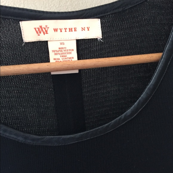 Wythe Ny EUC Little Black Dress shift mini - Picture 6 of 7